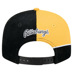 Pittsburgh Pirates New Era Retro Split Corduroy Snapback Hat | MLB For sale