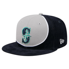 Seattle Mariners New Era Retro Split Corduroy Snapback Hat | MLB For sale