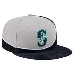 Seattle Mariners New Era Retro Split Corduroy Snapback Hat | MLB For sale