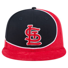 St. Louis Cardinals New Era Retro Split Corduroy Snapback Hat | MLB US