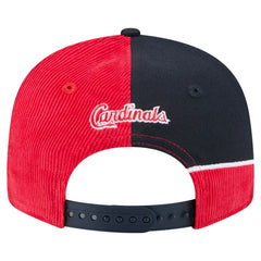 St. Louis Cardinals New Era Retro Split Corduroy Snapback Hat | MLB US
