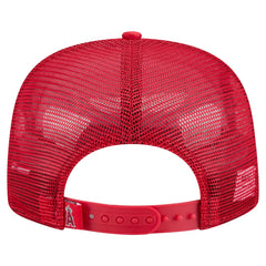 Los Angeles Angels New Era Retro Satin Script Golfer Adjustable Hat | MLB Discount