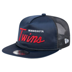 Minnesota Twins New Era Retro Satin Script Golfer Adjustable Hat | MLB Online