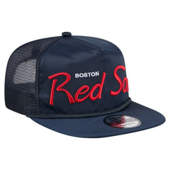 Boston Red Sox New Era Retro Satin Script Golfer Adjustable Hat | MLB Shop