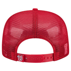 Washington Nationals New Era Retro Satin Script Golfer Adjustable Hat | MLB Sale