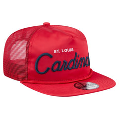 St. Louis Cardinals New Era Retro Satin Script Golfer Adjustable Hat | MLB Discount