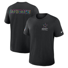 Dallas Cowboys Nike Tall 2025 NFL Crucial Catch Tri-Blend Dri-FIT T-Shirt