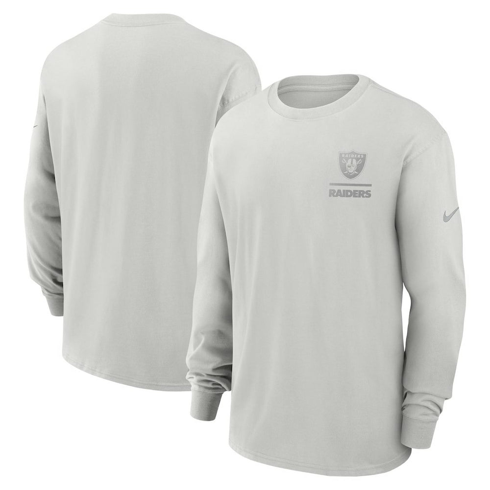 Las Vegas Raiders Nike Essential Heavy Max90 Long Sleeve T-Shirt