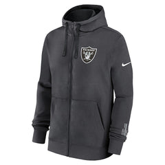 Las Vegas Raiders Nike Primetime Club Full-Zip Hoodie