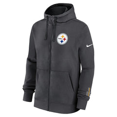 Pittsburgh Steelers Nike Primetime Club Full-Zip Hoodie