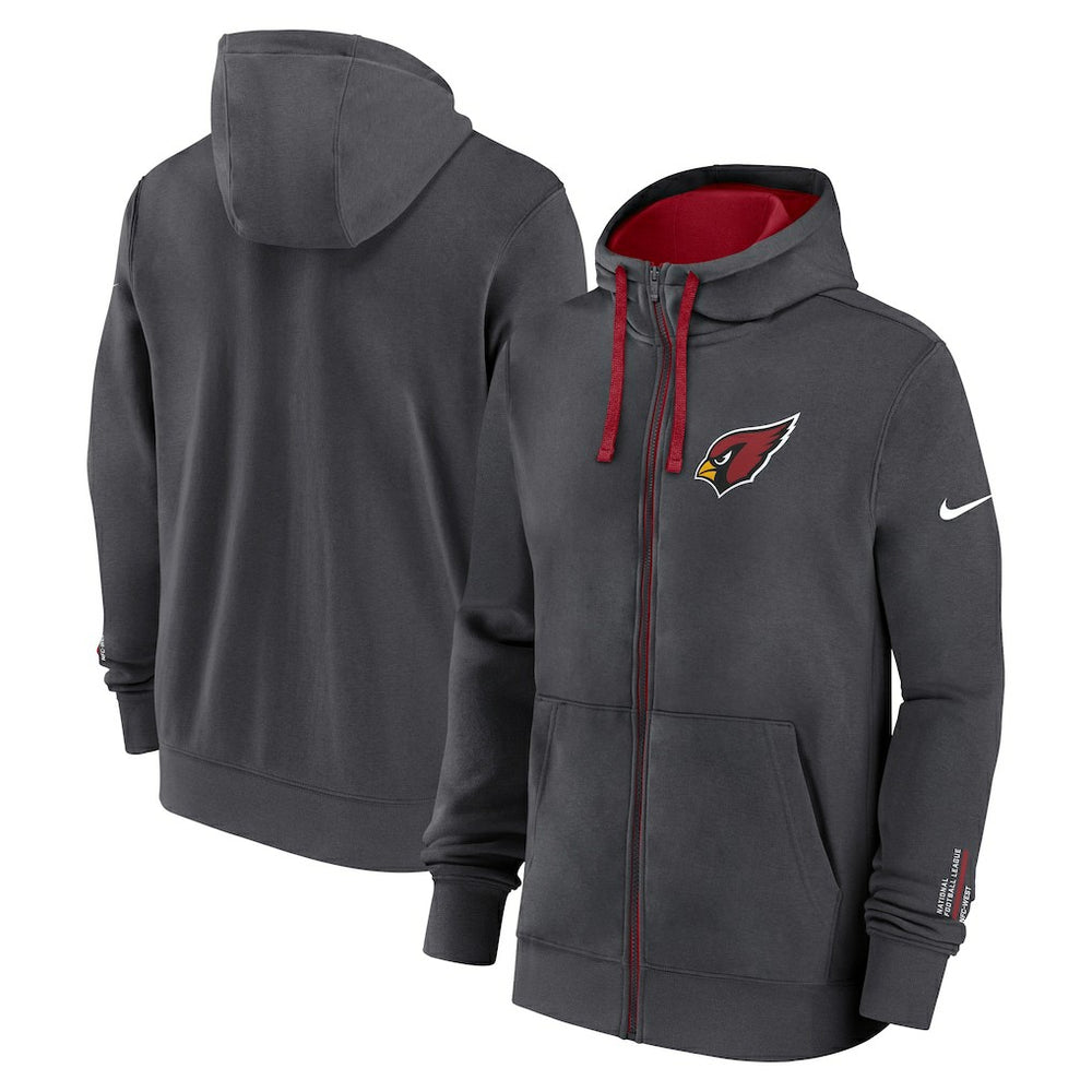Arizona Cardinals Nike Primetime Club Full-Zip Hoodie