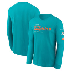Miami Dolphins Nike Play to Win Essential Long Sleeve T-Shirt
