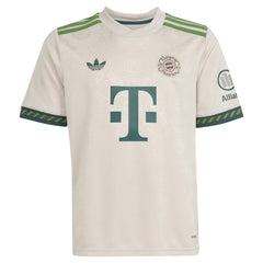 Bayern Munich Youth 2025/26 Fourth Replica Jersey Tan - Adidas