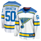 Jordan Binnington St. Louis Blues Fanatics Away Breakaway Player Jersey Outlet