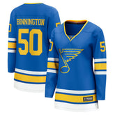 Jordan Binnington St. Louis Blues Fanatics Women's Home Breakaway Player Jersey For Sale