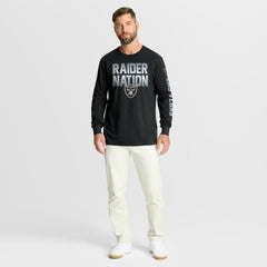 Las Vegas Raiders Fanatics Hometown Sweep Legacy Long Sleeve T-Shirt