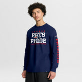 New England Patriots Fanatics Hometown Sweep Legacy Long Sleeve T-Shirt