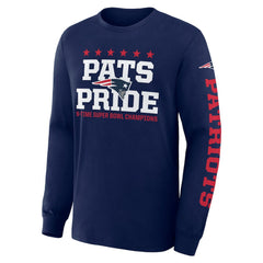 New England Patriots Fanatics Hometown Sweep Legacy Long Sleeve T-Shirt