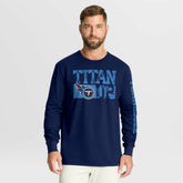 Tennessee Titans Fanatics Hometown Sweep Legacy Long Sleeve T-Shirt
