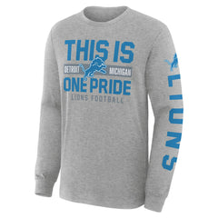 Detroit Lions Fanatics Hometown Sweep Legacy Long Sleeve T-Shirt