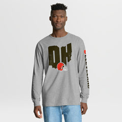 Cleveland Browns Fanatics Hometown Sweep Legacy Long Sleeve T-Shirt