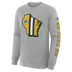 Green Bay Packers Fanatics Hometown Sweep Legacy Long Sleeve T-Shirt