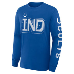Indianapolis Colts Fanatics Hometown Sweep Legacy Long Sleeve T-Shirt