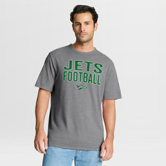 New York Jets Fanatics First Down Tribute Tri-Blend T-Shirt