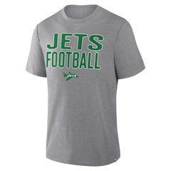 New York Jets Fanatics First Down Tribute Tri-Blend T-Shirt