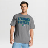 Seattle Seahawks Fanatics First Down Tribute Tri-Blend T-Shirt