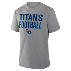 Tennessee Titans Fanatics First Down Tribute Tri-Blend T-Shirt