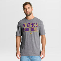 Minnesota Vikings Fanatics First Down Tribute Tri-Blend T-Shirt