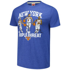 Josh Hart/Mikal Bridges/Jalen Brunson New York Knicks Homage Unisex Triple Threat Tri-Blend T-Shirt Discount