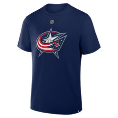 Zach Werenski Columbus Blue Jackets Fanatics Authentic Stack Name & Number T-Shirt On Sale