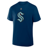 Matty Beniers Seattle Kraken Fanatics Authentic Stack Name & Number T-Shirt Online