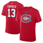Cole Caufield Montreal Canadiens Fanatics Authentic Stack Name & Number T-Shirt Outlet