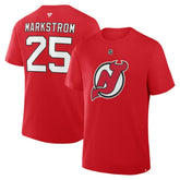 Jacob Markstrom New Jersey Devils Fanatics Authentic Stack Name & Number T-Shirt On Sale