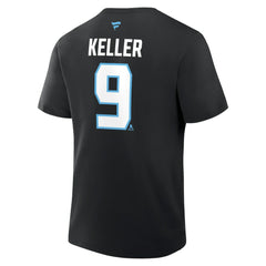 Clayton Keller Utah Mammoth Fanatics Authentic Stack Name & Number T-Shirt Discount