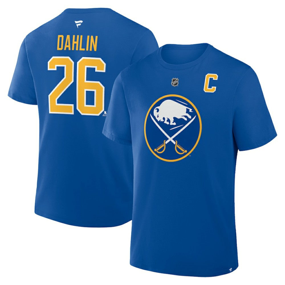 Rasmus Dahlin Buffalo Sabres Fanatics Authentic Stack Name & Number T-Shirt Outlet
