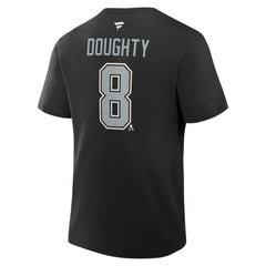 Drew Doughty Los Angeles Kings Fanatics Authentic Stack Name & Number T-Shirt On Sale