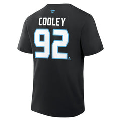 Logan Cooley Utah Mammoth Fanatics Authentic Stack Name & Number T-Shirt Online