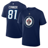 Kyle Connor Winnipeg Jets Fanatics Authentic Stack Name & Number T-Shirt Online