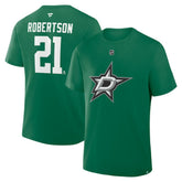 Jason Robertson Dallas Stars Fanatics Authentic Stack Name & Number T-Shirt Sale