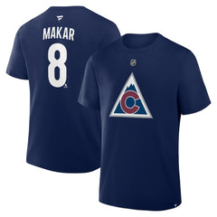 Cale Makar Colorado Avalanche Fanatics Authentic Stack Name & Number T-Shirt Online