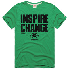 Green Bay Packers Homage Unisex 2024 Inspire Change Tri-Blend T-Shirt