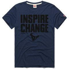 Houston Texans Homage Unisex 2024 Inspire Change Tri-Blend T-Shirt