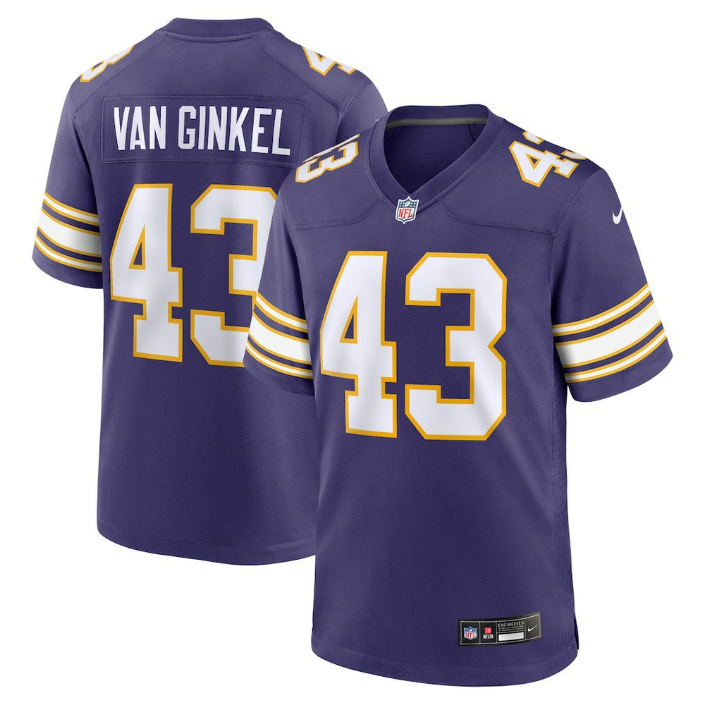 Minnesota Vikings Nike Andrew Van Ginkel Alternate Game Jersey