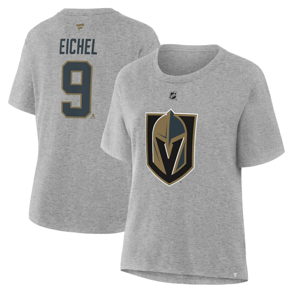 Jack Eichel Vegas Golden Knights Fanatics Women's Authentic Stack Name & Number T-Shirt For Sale
