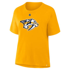 Filip Forsberg Nashville Predators Fanatics Women's Authentic Stack Name & Number T-Shirt Sale