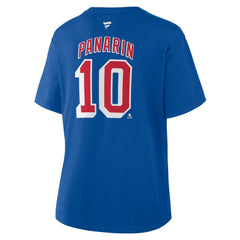 Artemi Panarin New York Rangers Fanatics Women's Authentic Stack Name & Number T-Shirt Discount